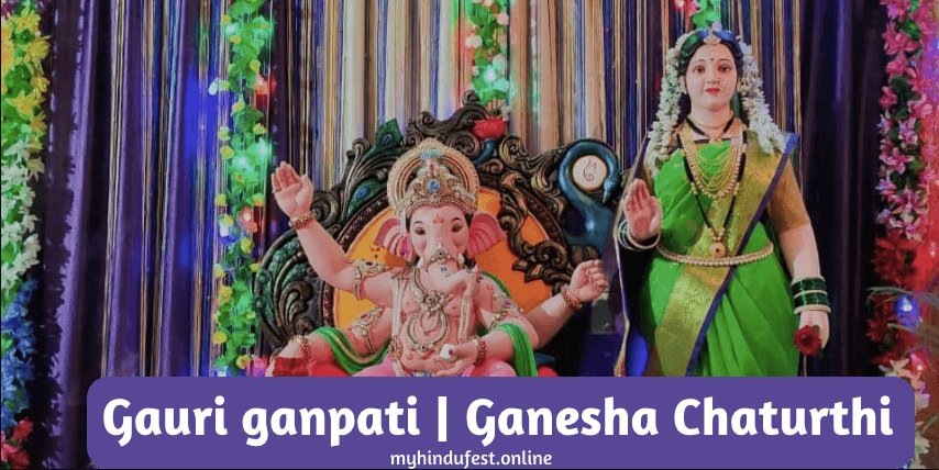 Gauri ganpati | Ganesha Chaturthi 2023